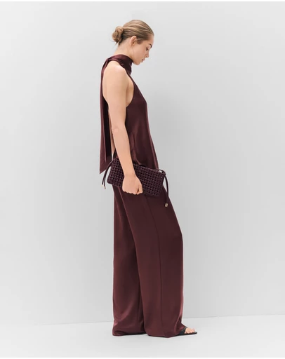 UNISON - Satin Wide Leg Pant