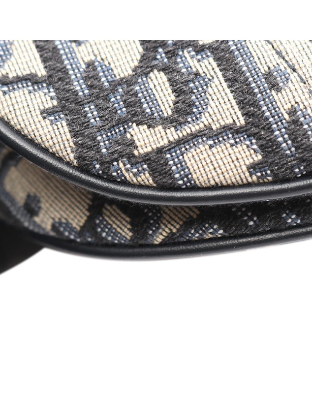 Pre-Loved by Azura Reborn - Pre-Loved Mini Oblique Canvas Saddle Bag