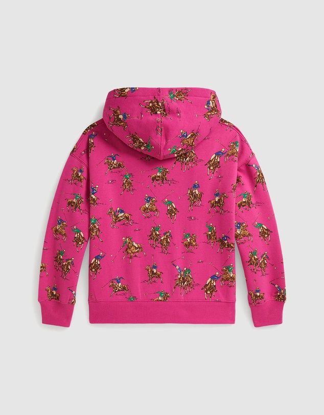 Polo Ralph Lauren - Equestrian-Print Fleece Hoodie - Babies-Teens