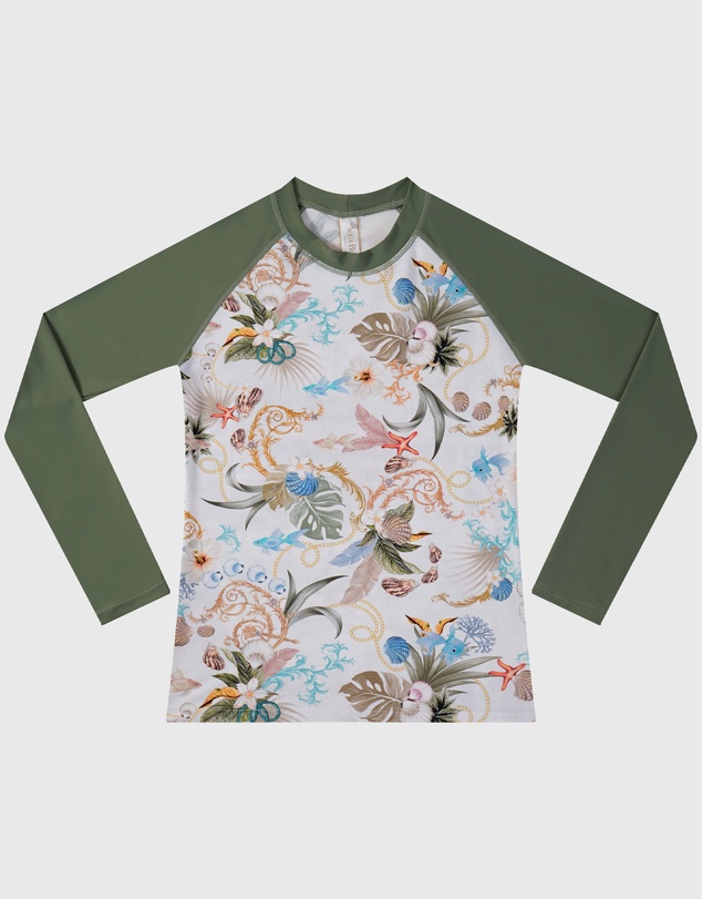 Aqua Blu Kids - Playa Long Sleeve Rash Vest - Teens