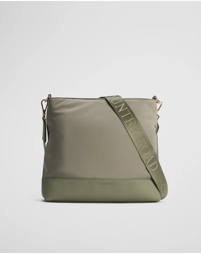 Country Road - Soft Top Zip Crossbody Bag