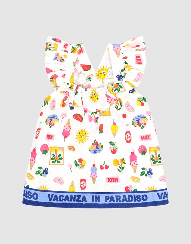 Huxbaby - Paradiso Frill Top - ICONIC EXCLUSIVE - Babies-Teens