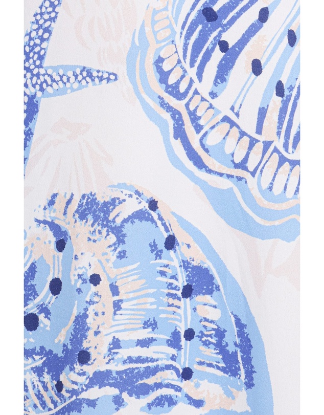 Petal & Pup - Peregian Strapless Maxi Dress - Blue Seashells