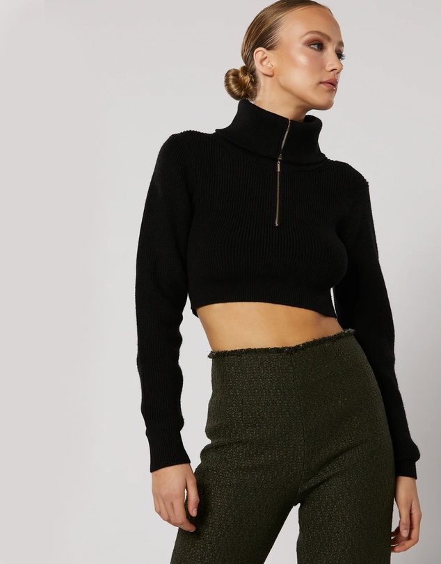 Winona - Cassidy Zip Top Black
