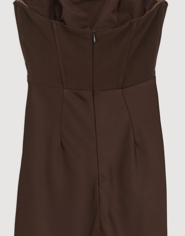 Revibe - Repaired CHANCERY Ayla Corset Drape Maxi Dress - AU 10