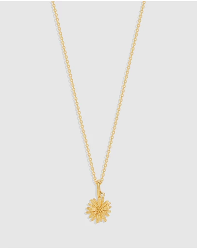 By Charlotte - Daisy April Birth Flower Necklace