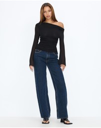 Dazie - Quinn Off Shoulder Top