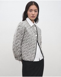 M.N.G - Flecked Cotton-Blend Jacket