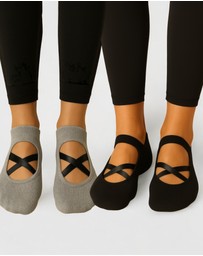 High Heel Jungle - Pilates Grip Socks - 2 Pack