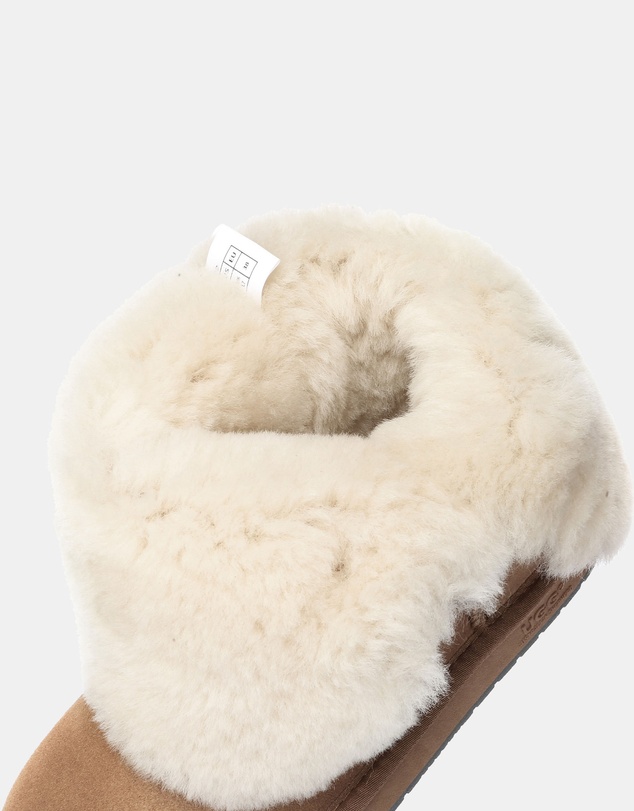 EVERAU - Australian Shepherd Ugg Short Button Sheepskin Upper UGG Boots