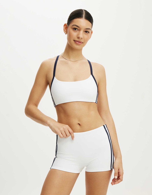 Cotton On Body Active - Ultra Soft Contrast T Bar Crop