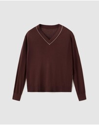 M.N.G - V-Neck Knit Sweater