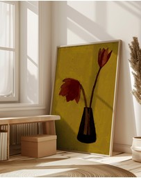 Olive et Oriel - Delicate Pair by Shatha Al Dafai Art Print
