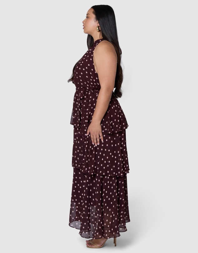 Pink Dusk by Curve Project - Adore Maxi Dress