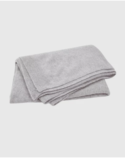 SILK MAGNOLIA - Cashmere Baby Blanket