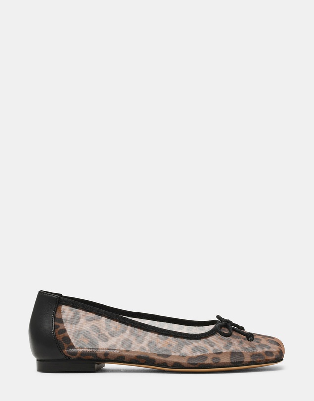 Steve Madden - Flaire Leopard Mesh Flats
