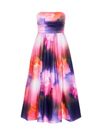 City Chic - Plus size Rosalee Sleeveless Print Maxi Dress - indigo multi