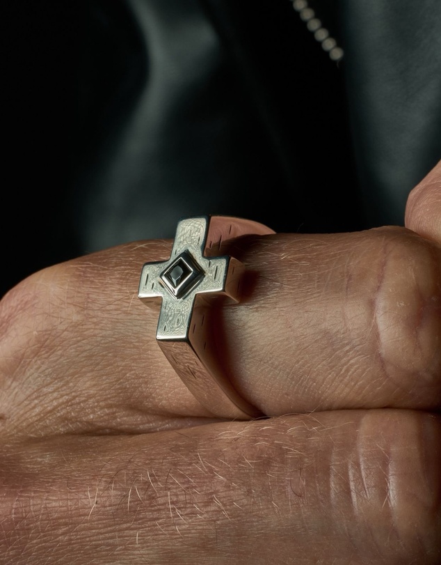 Rawninety - Raven Cross Ring