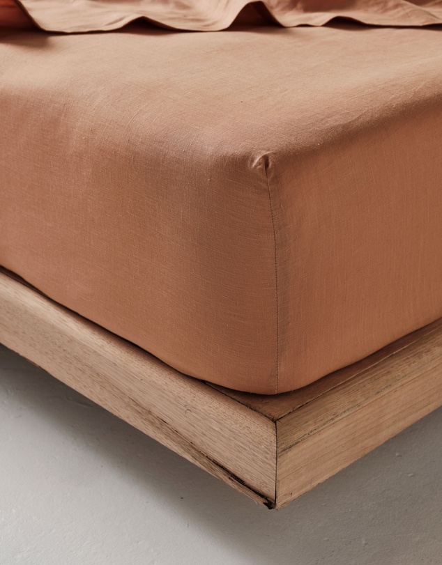 Linen House - Nimes Pure Linen Fitted Sheet
