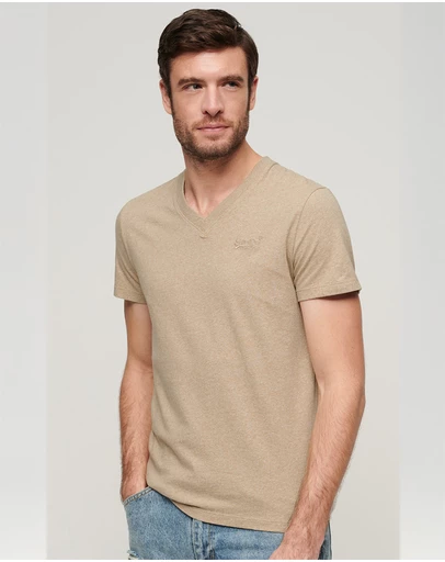 Superdry - Essential Logo Embroidered Vee Tee