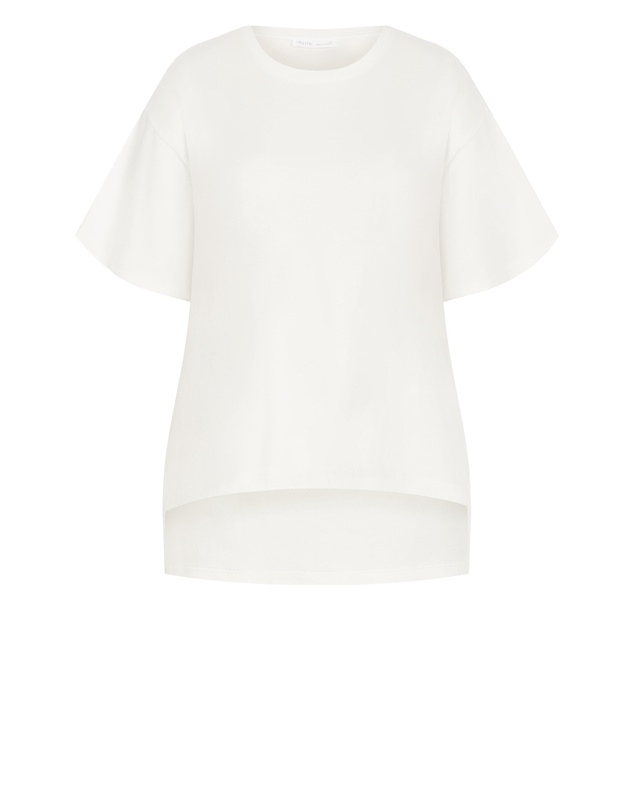 City Chic - Oversized Split Tee