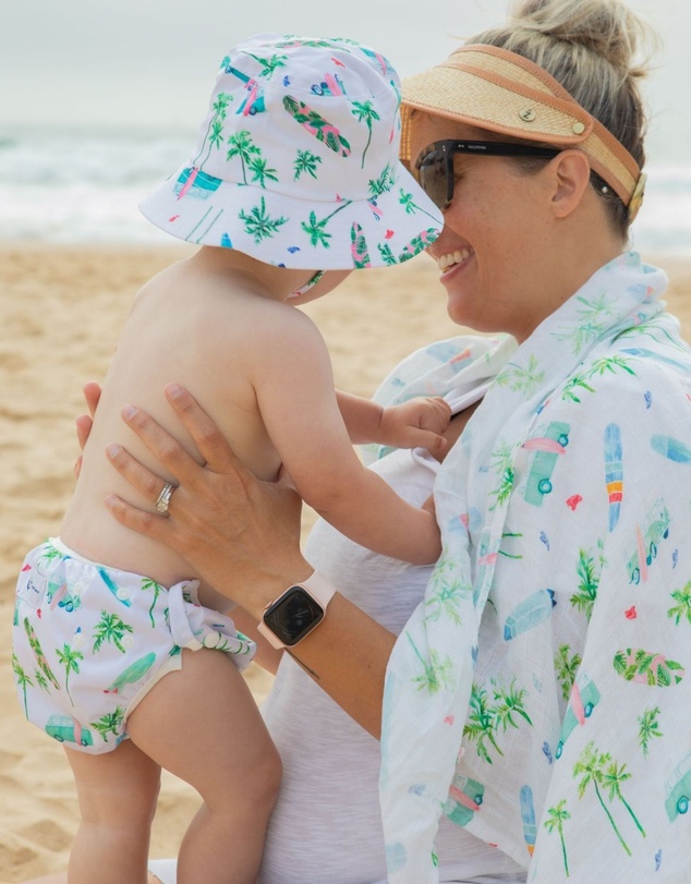 Anchor & Arrow - Reusable Swim Nappy & Hat Set