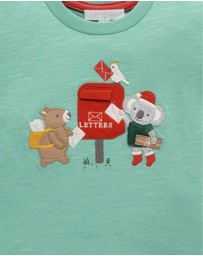 Purebaby - Christmas Letterbox Tee -Kids-Babies