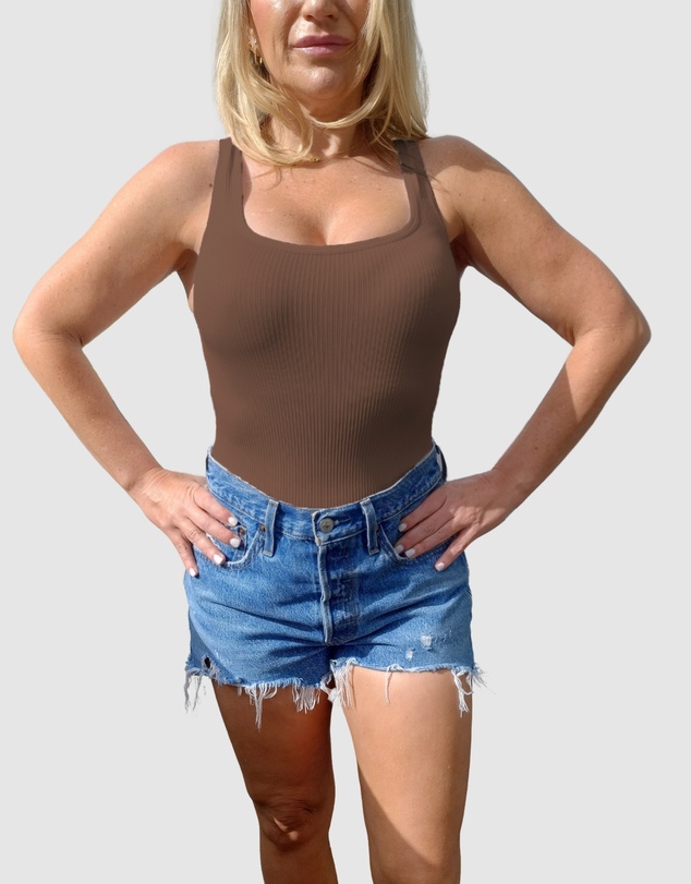 Core Trainer - Emma Shapewear Ribbed Tank Top