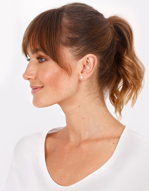Elli Jewelry - Earrings 925 Sterling Silver Basic Round