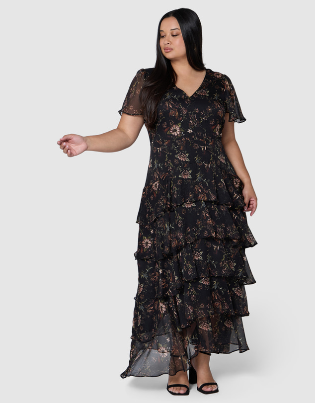 Pink Dusk by Curve Project - Fever Midi Dress