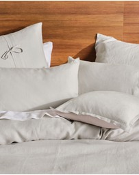 Linen House - Nimes Pure Linen Filled Cushion
