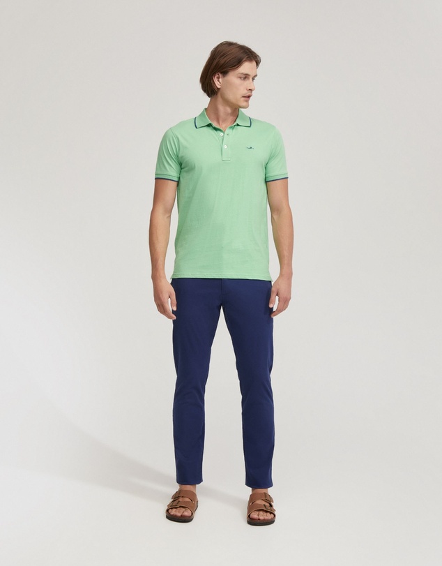 Oxford - Henry Cotton Tipping Jersey Polo