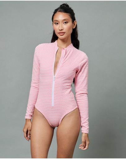 Pink Tourmaline Gingham