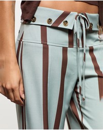 Laagam - Tashi Striped Flow Pants