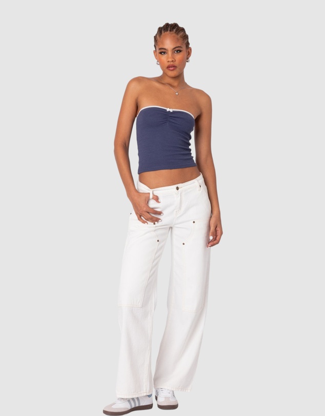 EDIKTED - Ayla Low Rise Carpenter Jeans