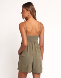 Petal & Pup - Quinley Playsuit - Olive