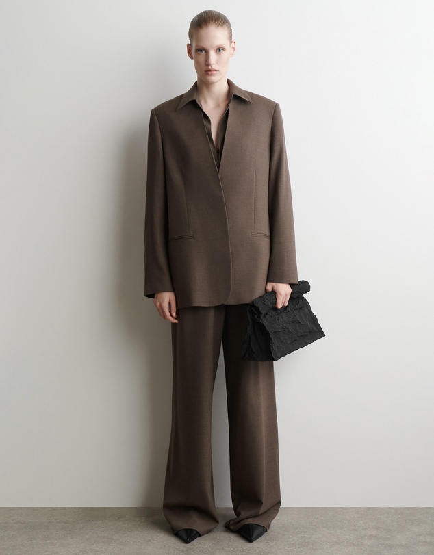 COS - Folded Oversized Crinkled Clutch Bag