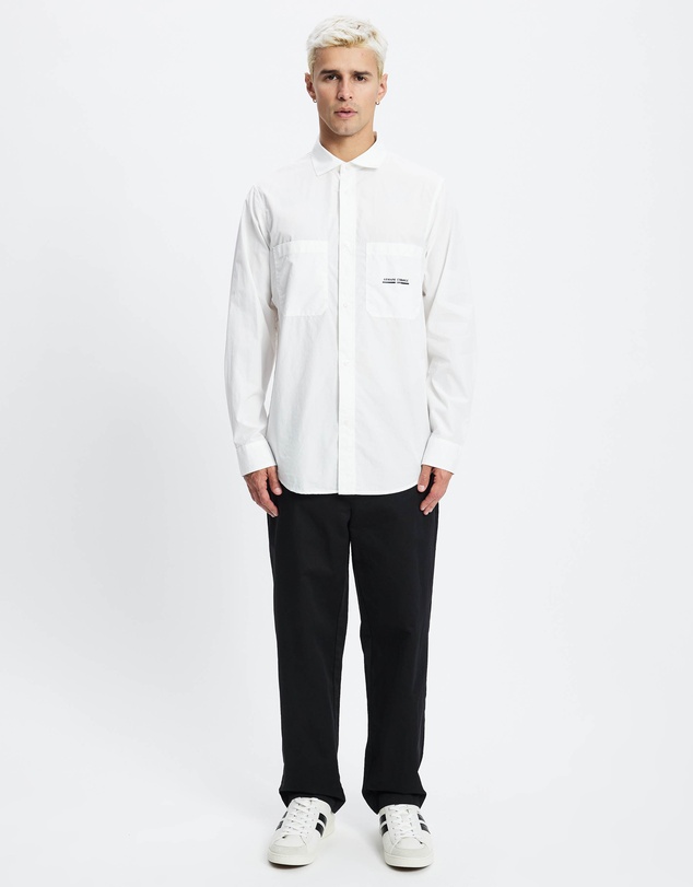 Armani Exchange - Double Pocket Logo LS Shirt