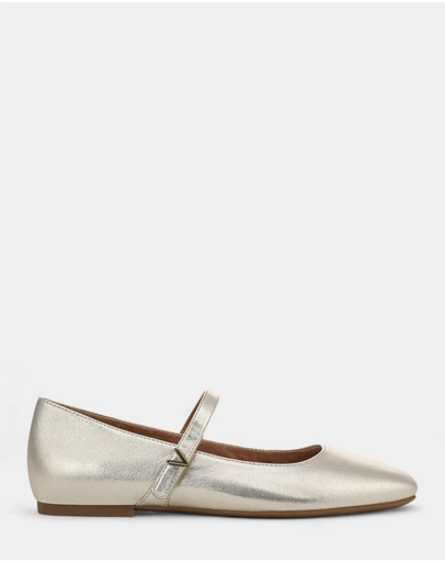 Vionic - Alameda Mary-Jane Flat - Gold