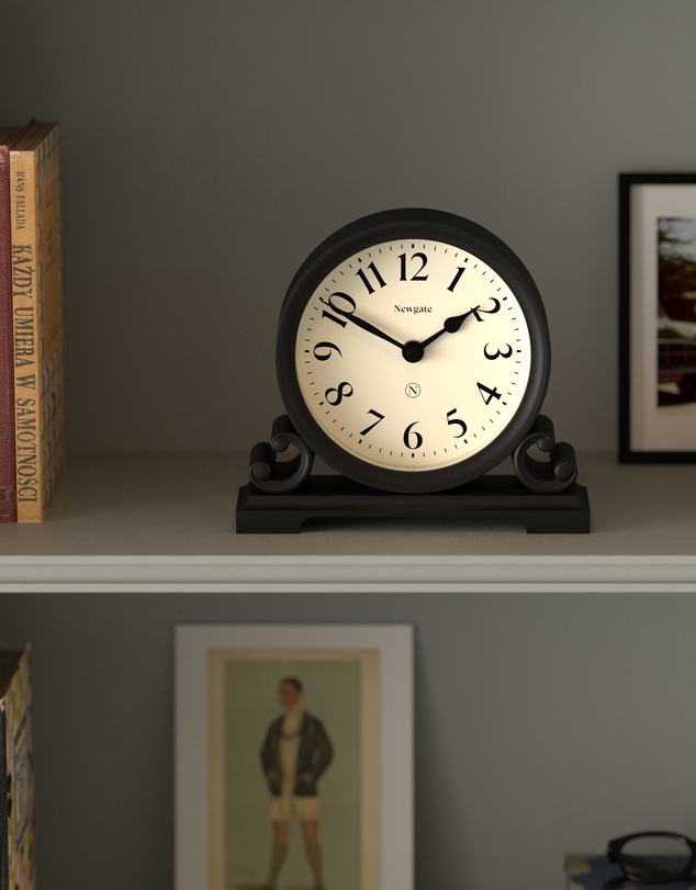 Newgate - Newgate Divisadero Mantel Clock-Black