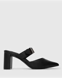Betts - Fredrick Block Heel Point Toe Mules