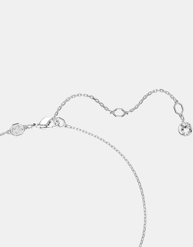 Swarovski - Dextera Pendant, Round Cut, Sphere, White, Rhodium-Plated