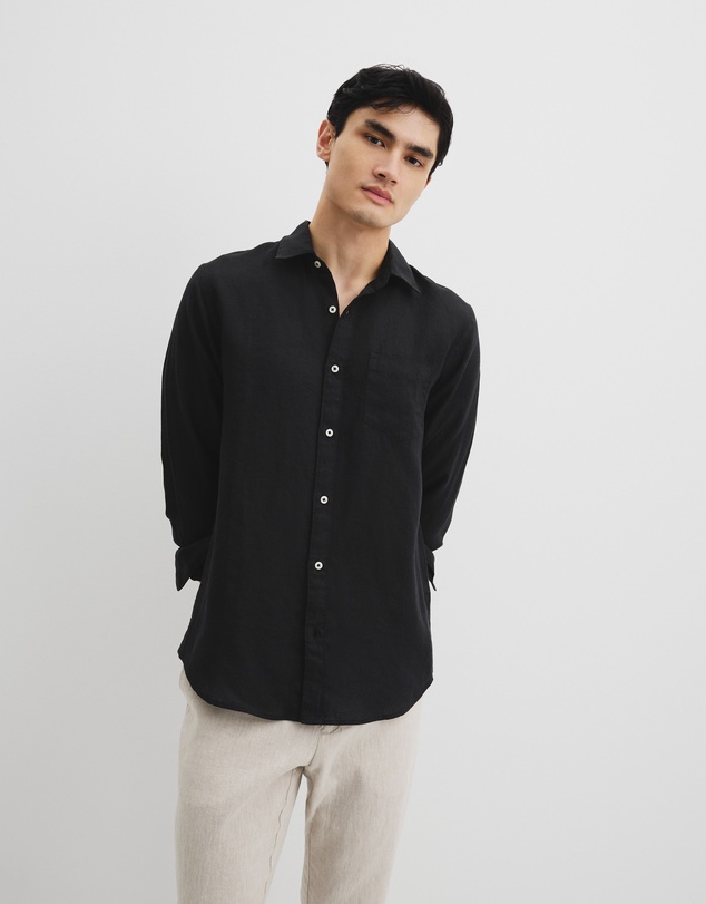 Country Road - Organically Grown Linen Regular Fit Shirt