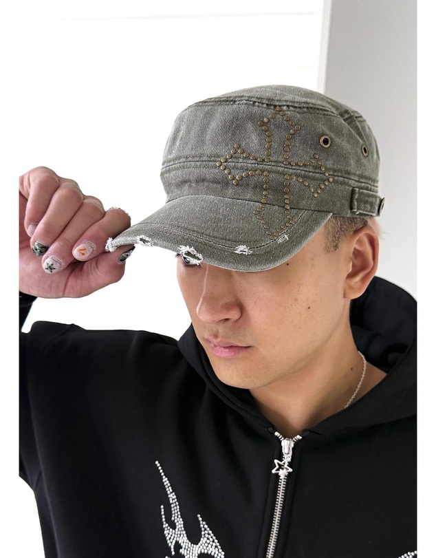 Insight - Studded Military Cap