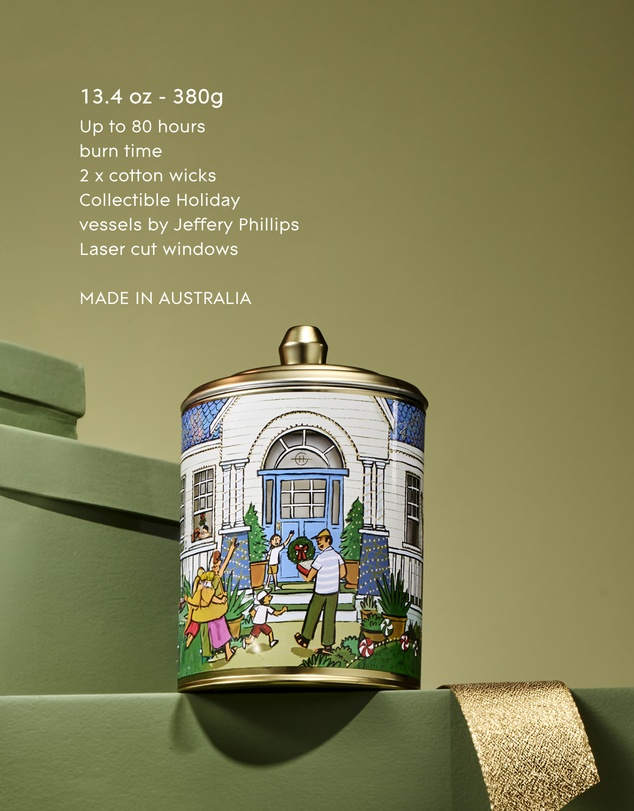 Glasshouse Fragrances - Under The Mistletoe 380g Soy Candle