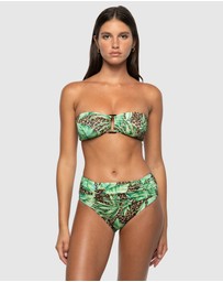 Nip Tuck Swim - Exotic Eden Brigitte Ruched Bikini Pant