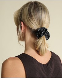 Morgan & Taylor - Mara Scrunchie Set in Black