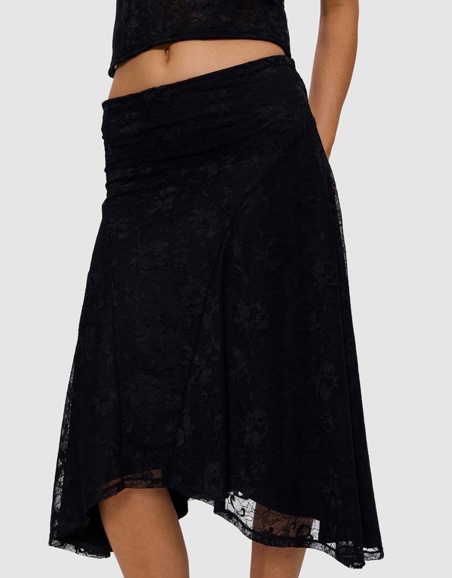 Thrills - Sienna Lace Midi Skirt