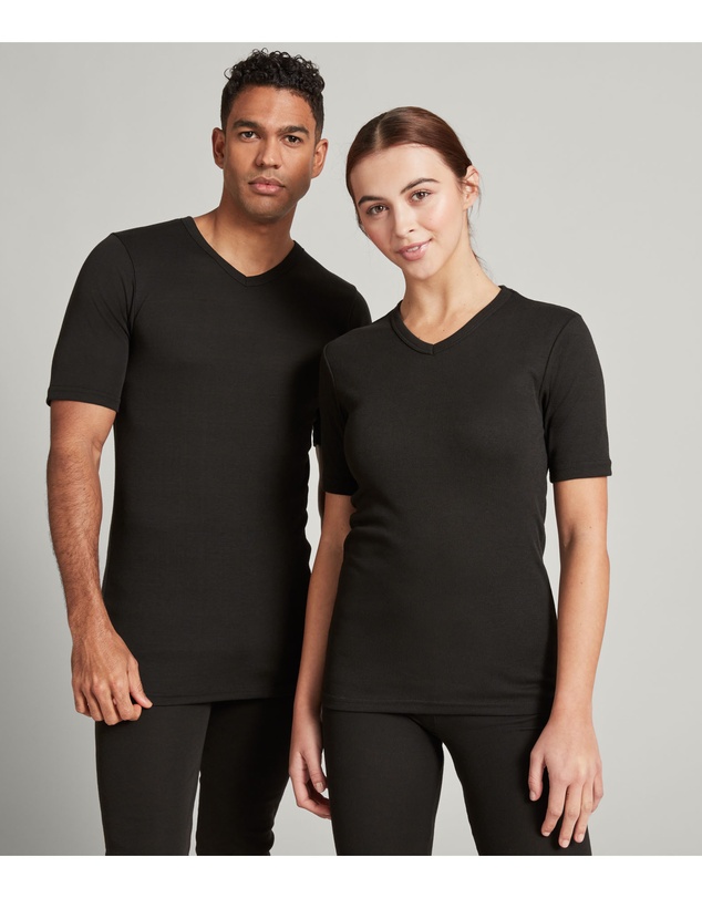 Kathmandu - KMDCore Polypro Unisex Thermal Short Sleeve V Neck Base Layer Top v2