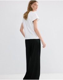 M.N.G - Short-Sleeved Cotton T-Shirt